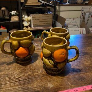 Vintage 1960's Inarco Japan mugs